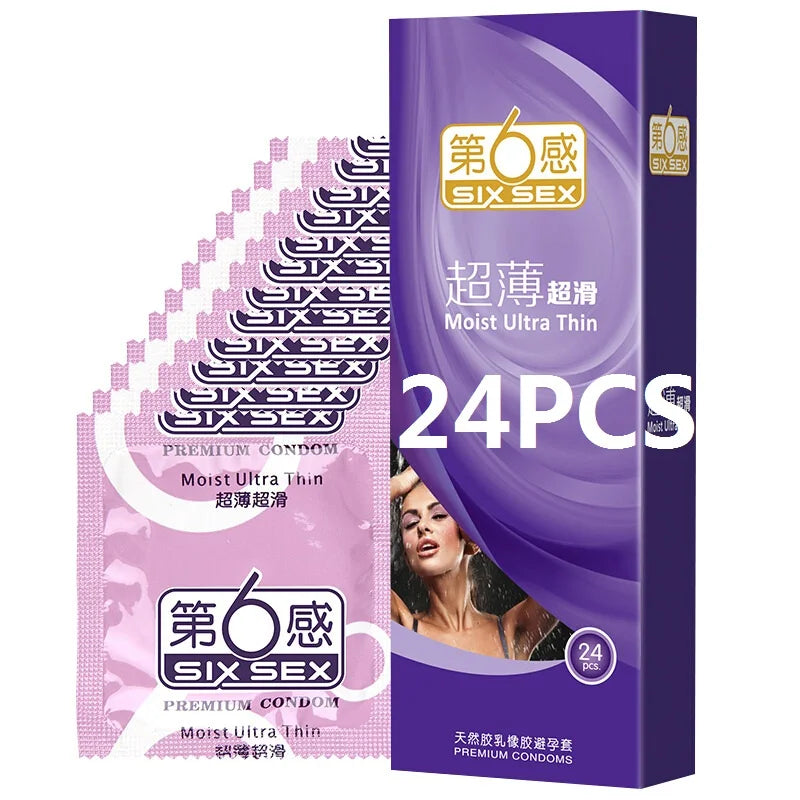 24/36PCS Condoms in Bulk Super Lubrication G-spot Large Particles Random Package Adults Contraception Sex Toys for Male Condoms - Seprincess