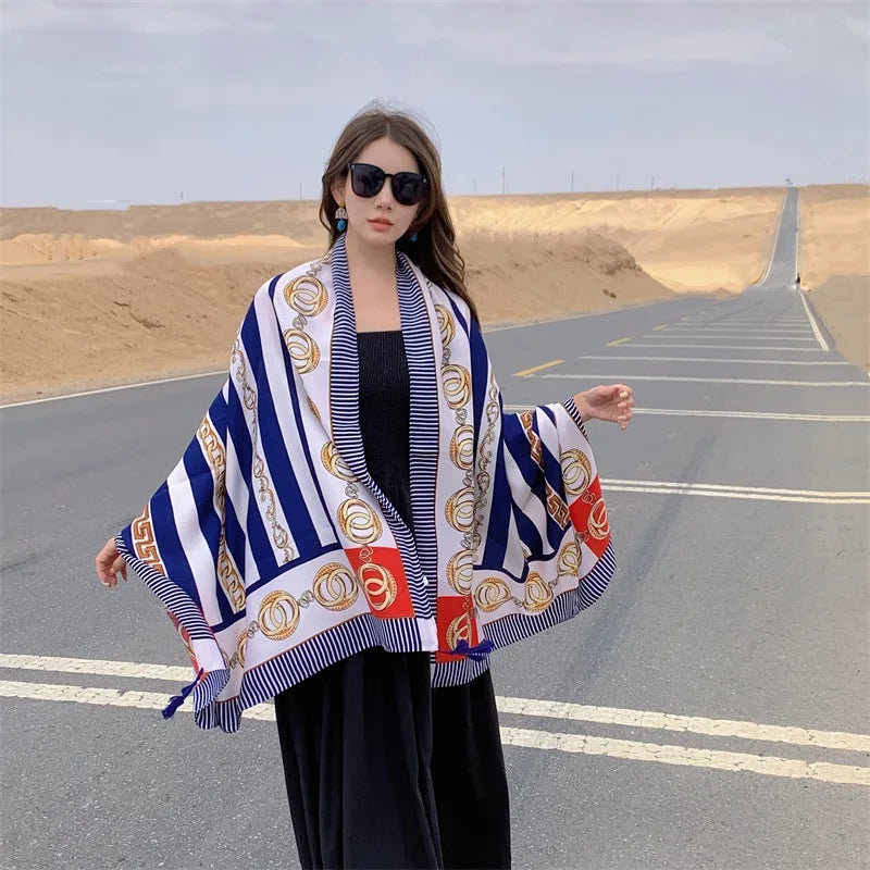 17 Styles 90x180cm Travel Beach Sunscreen Scarve Bikini Large Shawl Sarong Wrap Scarf Women Brazilian Swimsuit Bathing Cover-ups