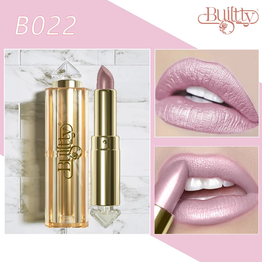 Dropshipping Lipstick Matte Velvet & Glitter Metallic Colors for Glossy Radiant & Full Matte High Pigmented Lipstick Cosmetic