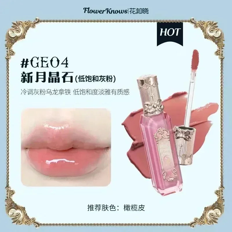 Flower Knows Swan Ballet Little Angel Collection Lipstick Velvet Matte Waterproof Lip Stick Vegan Long Lasting Lip Gloss Korean