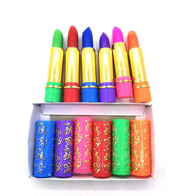 6Pcs/Set Waterproof Lipstick Sexy Lip Stick Matte Velvet Lipstick Color Mood Changing Long Lasting Moisturizing Lipstick - Seprincess