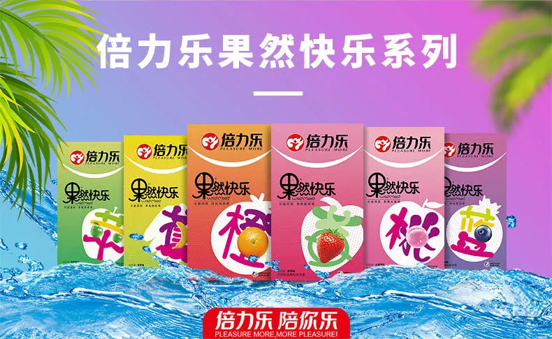 52mm Condoms Penis Sleeve Fruit Flavor 10 Pack Natural Latex Condoms Extra Lubricated Six Styles Adult Safer Sex Health Toys - Seprincess