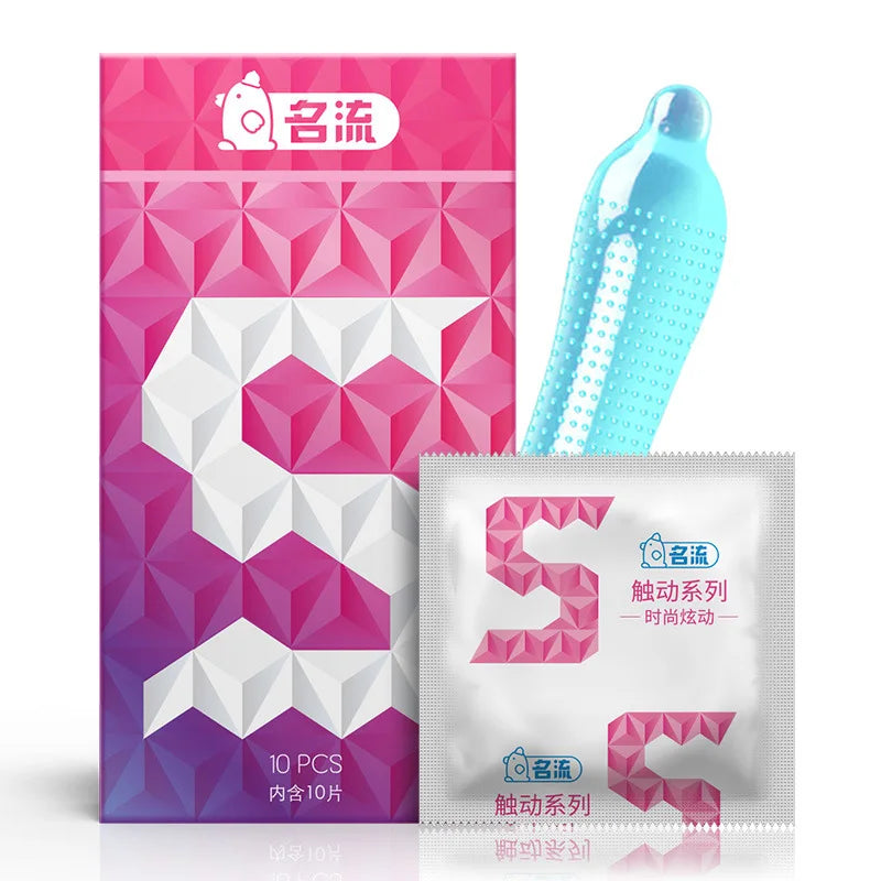 MingLiu Condoms 5 Types Sexy Latex Dots Pleasure Natural Rubber Penis Condoms For Men Sex Erotic Contraception - Seprincess