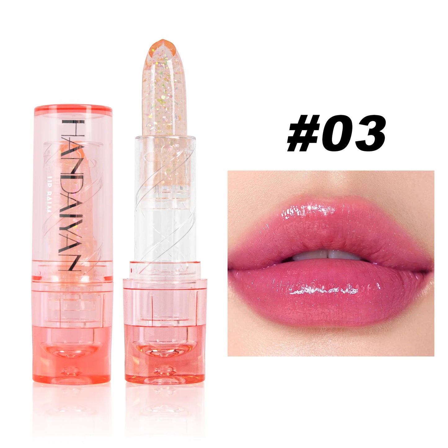 Color Changing Lip Balm Glitter Temperature Lipstick Magic Long Lasting Waterproof Crystal Jelly Lipstick Moisturizer Makeup - Seprincess