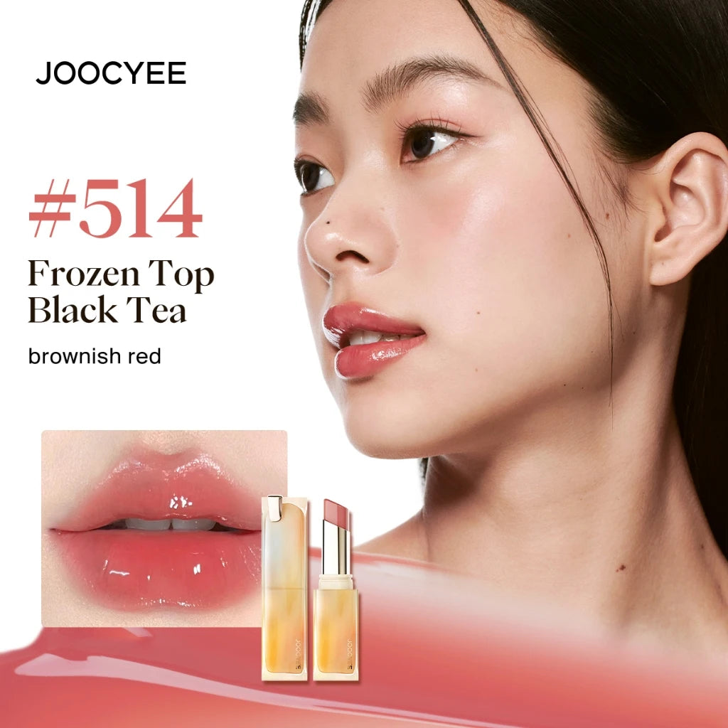 Joocyee Glazed Rouge Upgrade Crystal Frozen Film Version Moisturize Glass Lipstick Lip Makeup Smoky Longlasting Lipstick - Seprincess