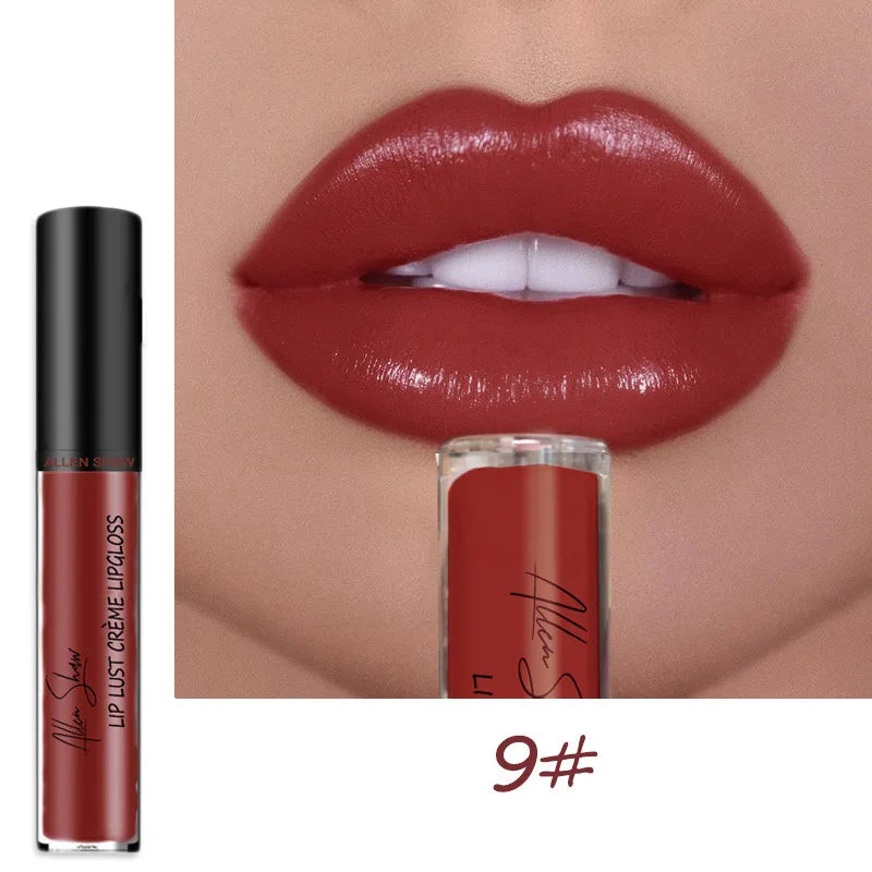 12 Colors Sexy Women Lipstick Waterproof Long Lasting Moist Lip Gloss Vivid Colorful Lipgloss Women Makeup maquiagem - Seprincess