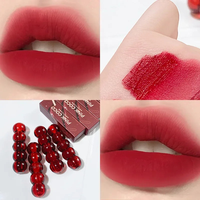 Waterproof Velvet Lipstick Easy To Wear Longstay Lip Stick Lasting Matte Nude Lip Glaze Non-stick Woman Makeup Lip Tint Cosmetic - Seprincess