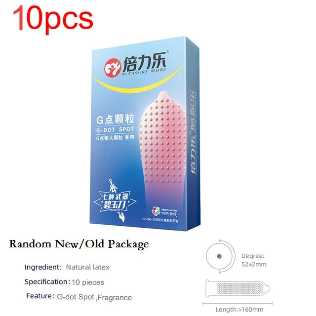 G-spot Condom Adult Sex Toy 520 Particles Rubber Penis For Sleeves Stimulation Erotic Safety Condom Male Intimate Goods Sex Shop - Seprincess