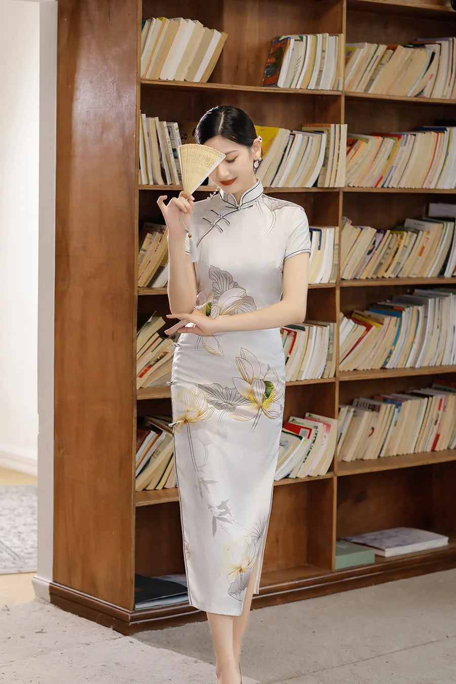 New Women Cheongsam Chinese Traditional Slim Dress Wedding Costume Long Dresses Sexy Qipao Multi Color - Seprincess