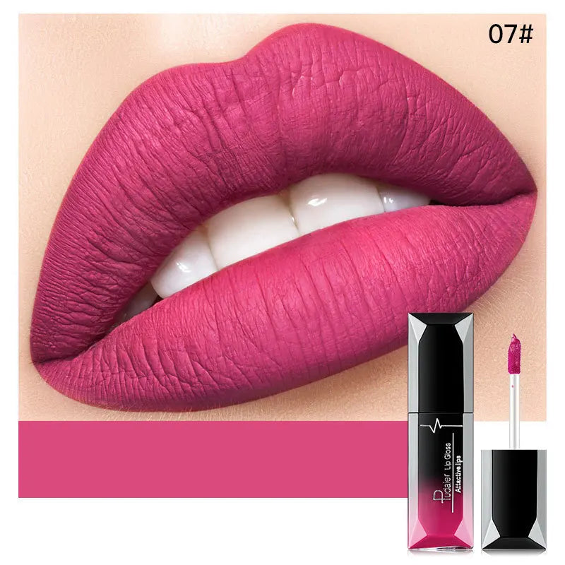 Korean Makeup Matte Lipstick Lip Stain Jelly Cheap Low Price Freeshiping Long Lasting 24 Hours Waterproof 24h Lips