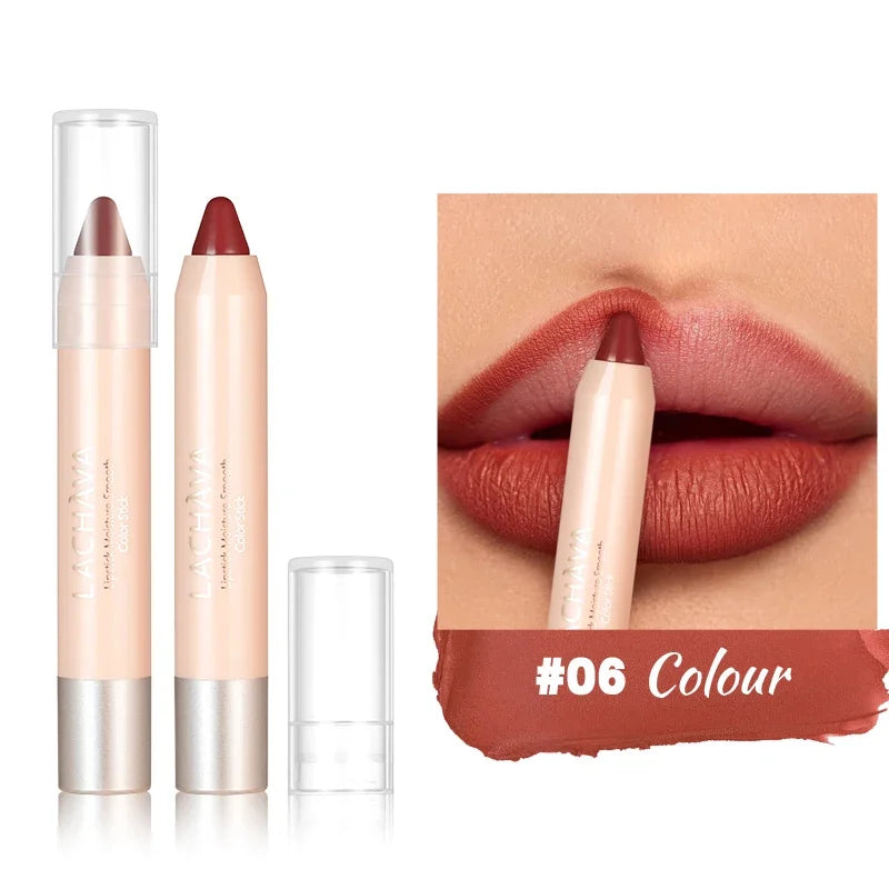 Matte Nude Brown Lipliner Pen Waterproof Lasting Non-stick Cup Plumping Natural Contouring Lipstick Pencil Lips Makeup Cosmetics - Seprincess