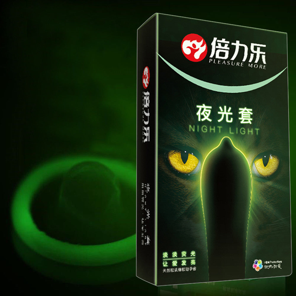 7pcs Luminous Condom Sex Toy For Men Delay Porno Night Light Adult Natural Latex Condom Couples Contraception Sex Supplies - Seprincess