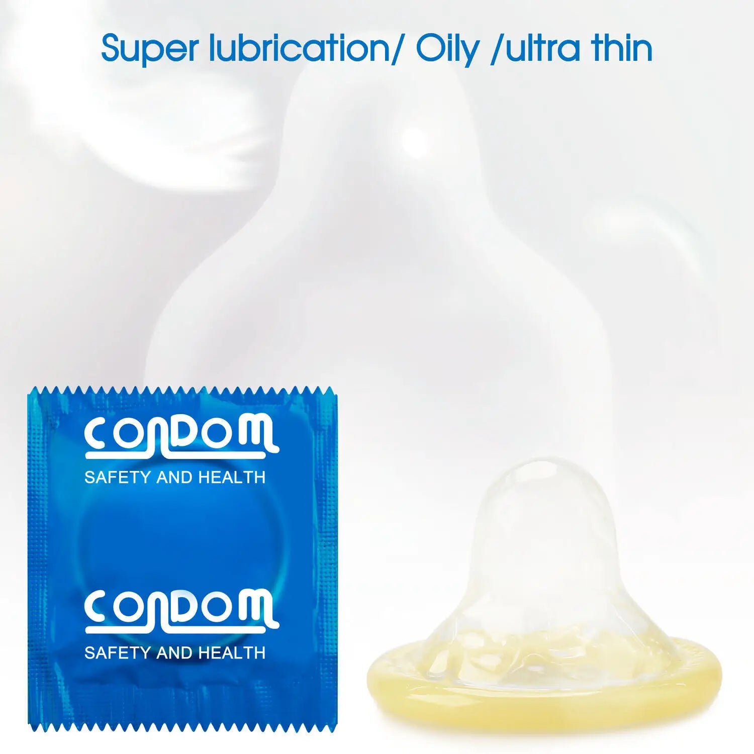 50pcs Hyaluronic Acid Condom Natural Latex Lubrication Ultra Thin Delay Sex Condom Contraception Supplies Adults Sex Toy 콘돔 - Seprincess