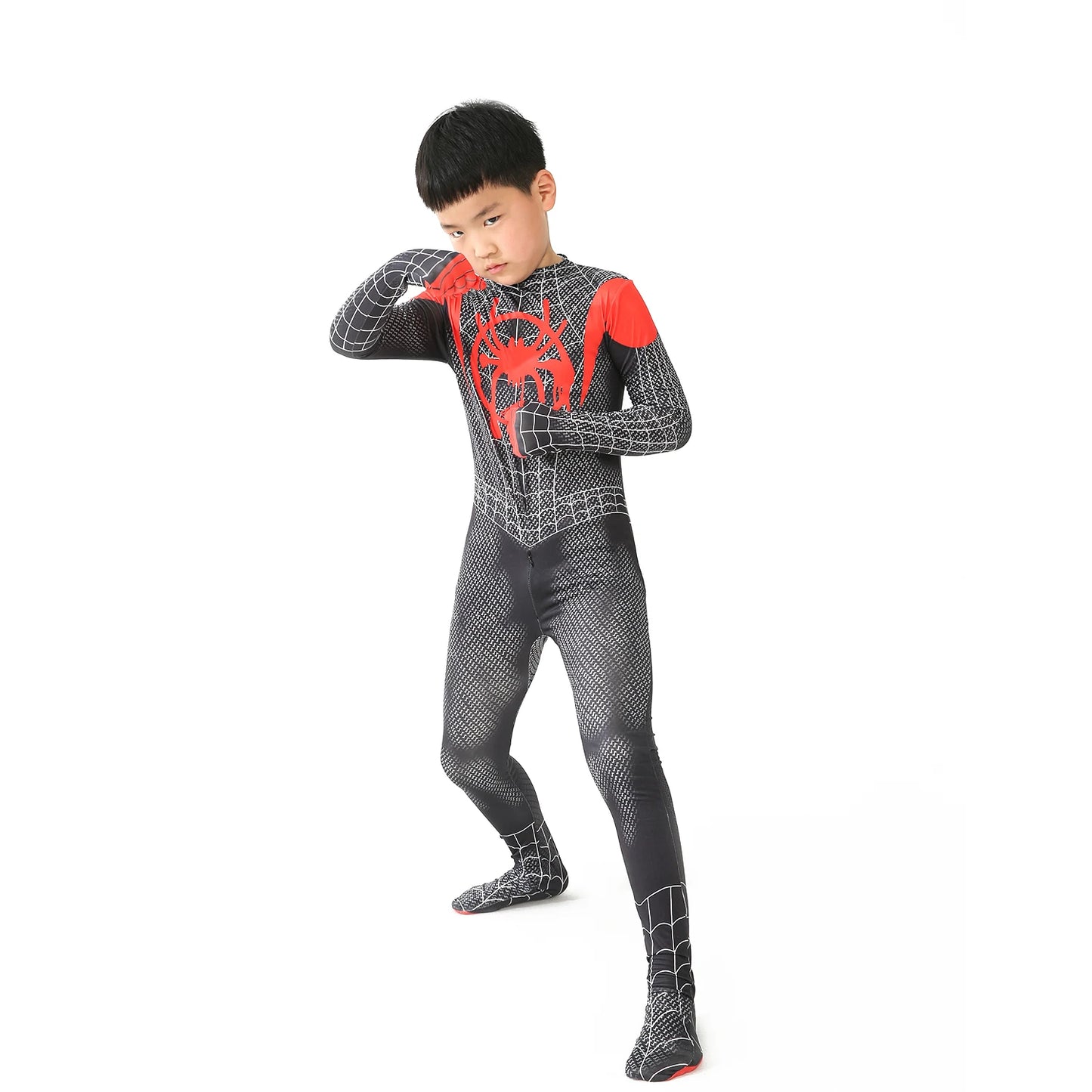 New Miles Morales Far From Home Cosplay Costume Zentai Spiderman Costume Superhero Bodysuit Spandex Suit for Kids Custom Made - Seprincess