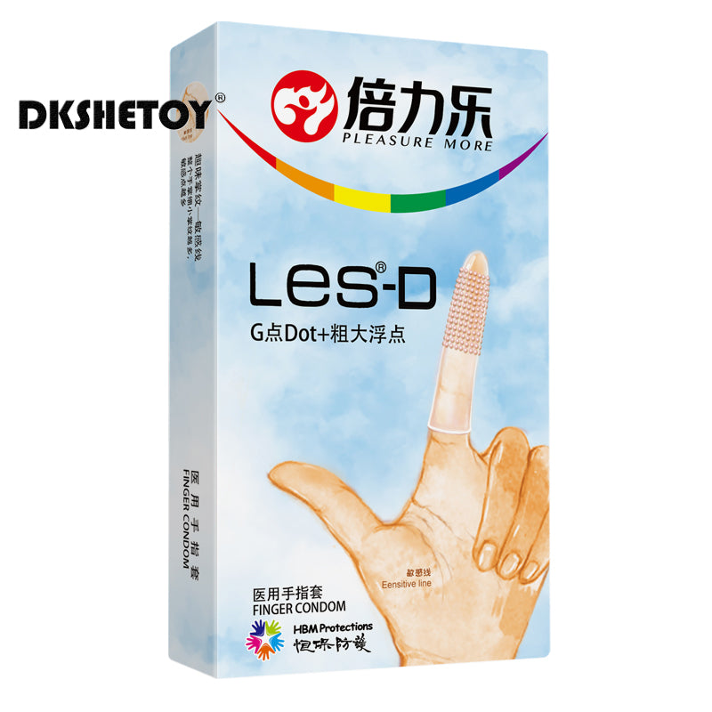 8PCS Finger Condoms Vagina G Spot Stimulation Natural Latex Finger Sleeves cock sex toys for couples Female Condom for adults 18 - Seprincess