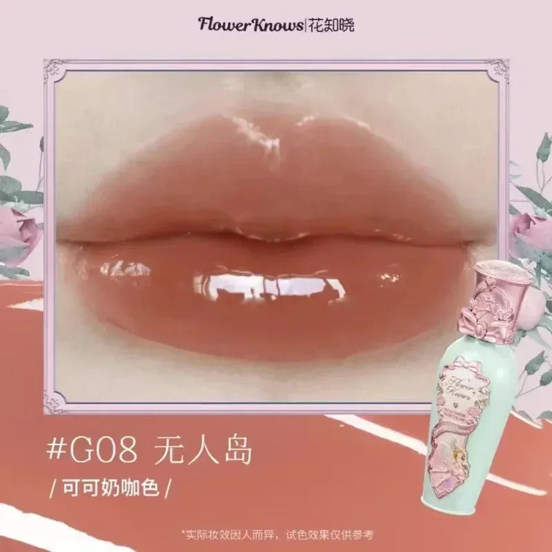 Flower Knows Swan Ballet Little Angel Collection Lipstick Velvet Matte Waterproof Lip Stick Vegan Long Lasting Lip Gloss Korean