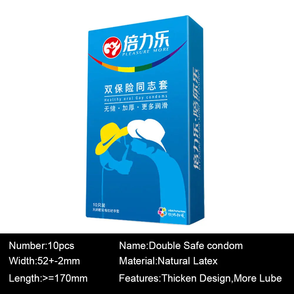 Anal Sex Condoms For Men Large Oil Condones Nautural Rubber Latex Lubricated Condom For Gay Delay Penis Sleeve Sex Toys For Men - Seprincess