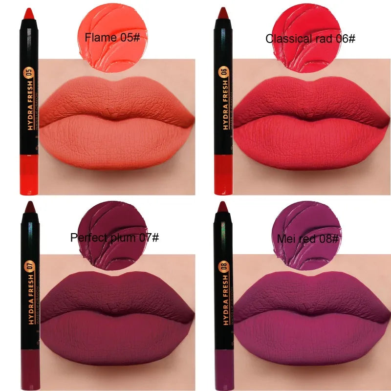 1PC Velvet Matte Lipstick Long Lasting Waterproof Sexy Lipbalm Non-Stick Lip Tint Lip Pencil Makeup Cosmetics for Women - Seprincess