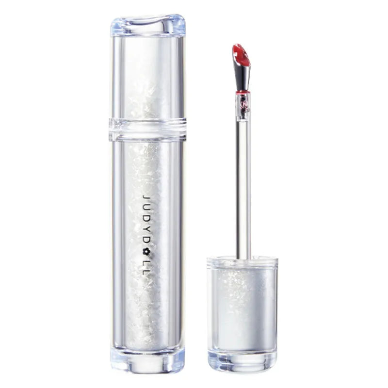 Judydoll Lip Glaze Lipstick Ice Iron Head  Moisturizing Liquid Lip Tint Mirror Gloss Lip Gel - Seprincess