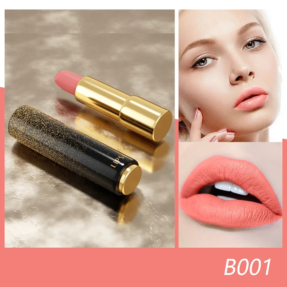 Classic Korean Matte Velvet Lipstick Waterproof Long Lasting Soft Red Matte Lipstick Matt Vintage for Girls Makeup - Seprincess