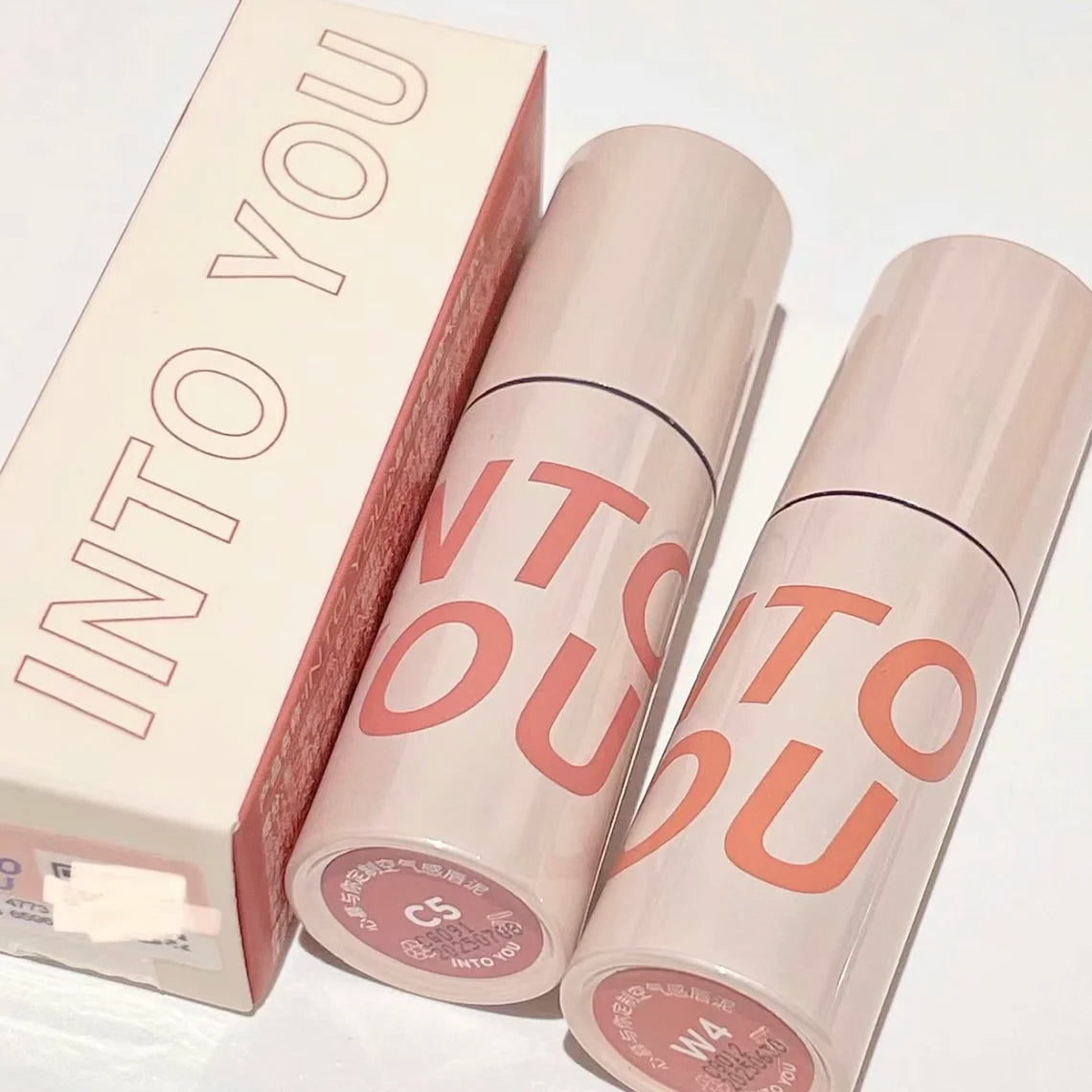 Into You Air Lip Mud W6 Bare Color Lip Glaze Durable Bean Paste Lipstick Intoyou Authentic Minority Female - Seprincess