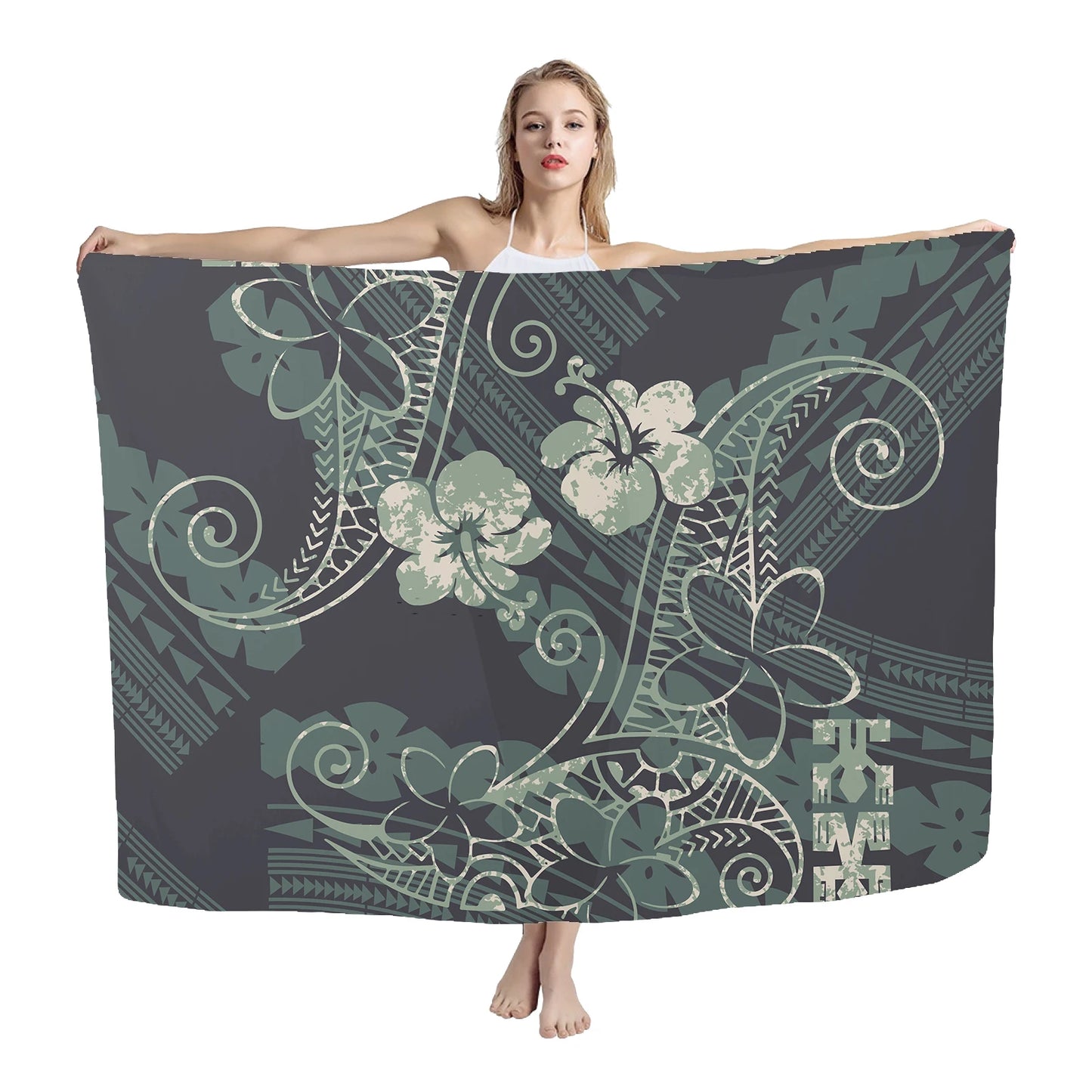 Custom design cover up swimwear cheap printed sexy mature women ladies beach sarong pareo hawaii pareos beach - Seprincess