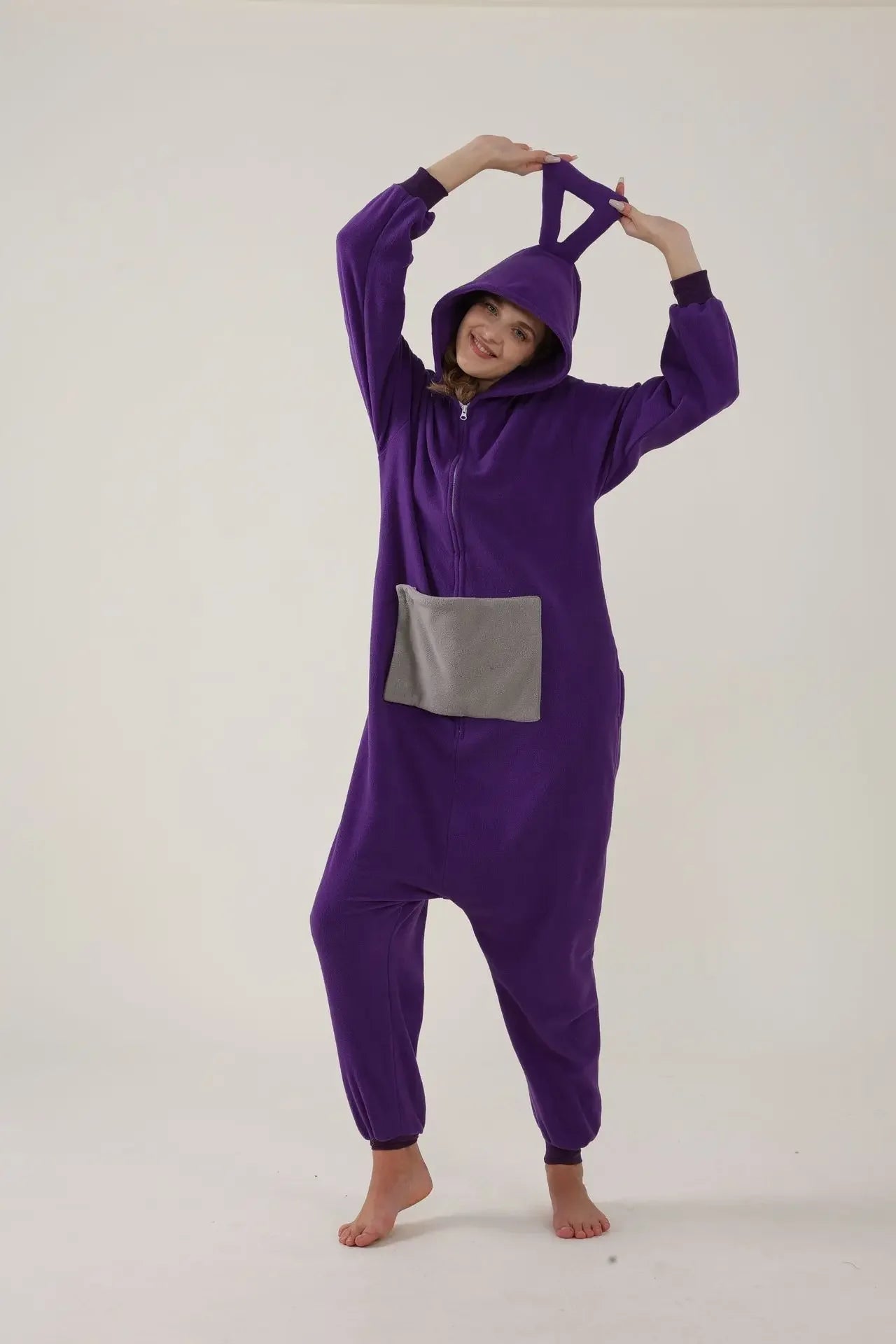 Teletubbies Adult Pajamas Halloween Party Cosplay Costume Kawaii Cartoon Teletubbies Pajamas Cosplay Adult Unisex Party Wear - Seprincess