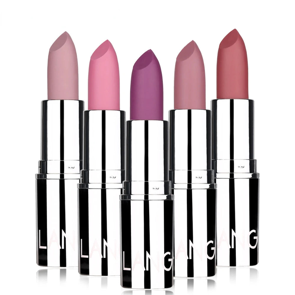 Nude Matte Lipstick Waterproof Long Lasting Non-stick Cup Lip Stick Not Fading Sexy Red Pink Velvet Lipsticks Makeup Cosmetics - Seprincess