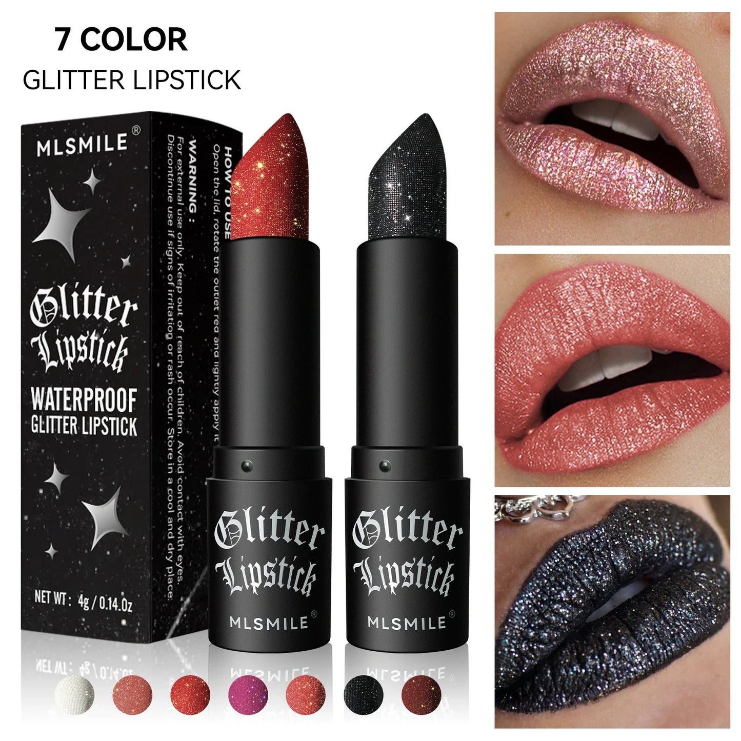 Waterproof Glitter Nude Matte Lipsticks Long Lasting Not Fading Pearlescent Sexy Red Pink Velvet Lipsticks Lips Makeup Cosmetic - Seprincess