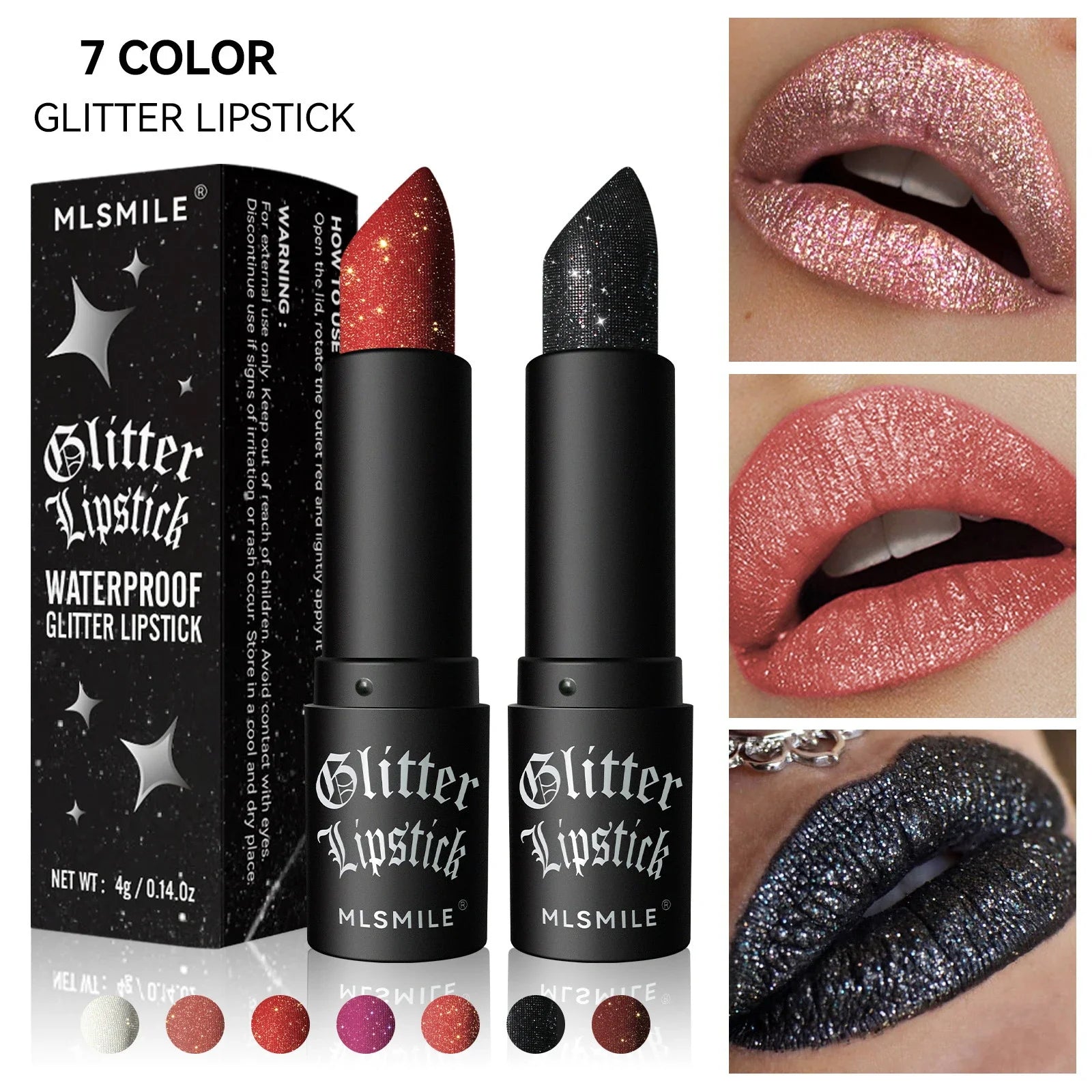 Waterproof Glitter Nude Matte Lipsticks Long Lasting Not Fading Pearlescent Sexy Red Pink Velvet Lipsticks Lips Makeup Cosmetic - Seprincess