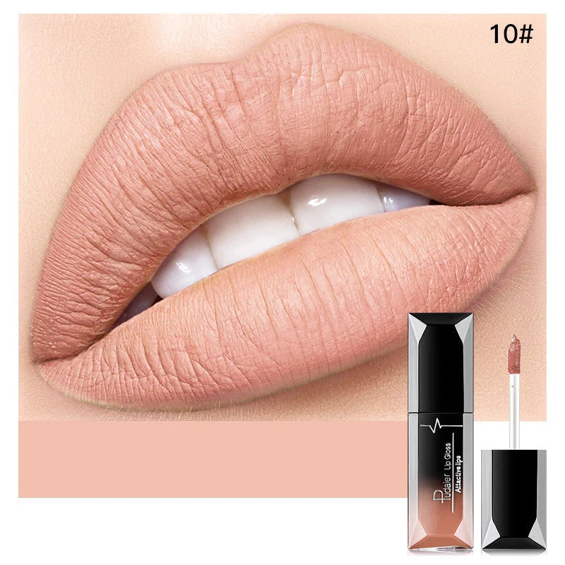 Korean Makeup Matte Lipstick Lip Stain Jelly Cheap Low Price Freeshiping Long Lasting 24 Hours Waterproof 24h Lips - Seprincess