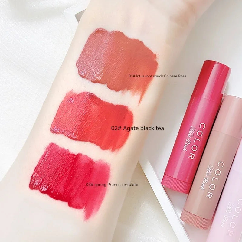 3/1pcs Lip Balm Moisturizing Anti-dry Lip Balm Easy To Carry Anti-cracking Lipstick Colored Lip Tint Makeup Lip Care New - Seprincess