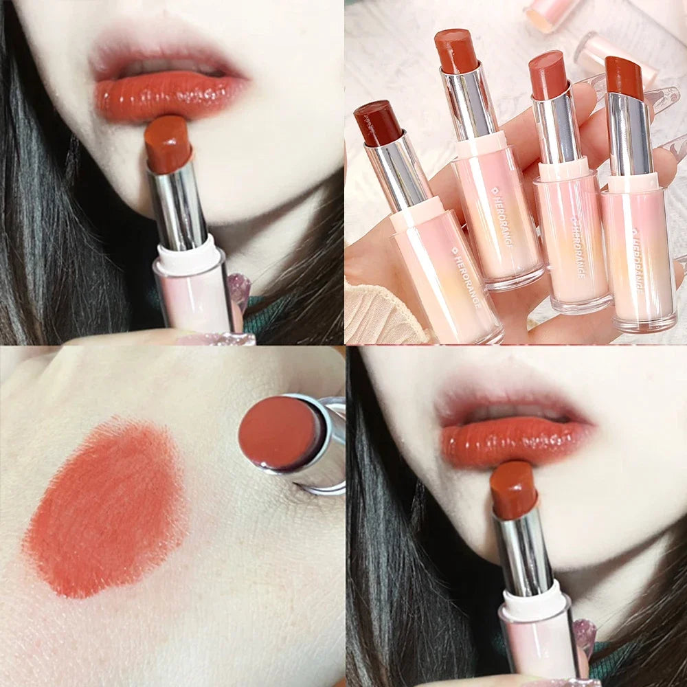 Moisturizing Crystal Lipstick 8 Colors Mirror Lasting Non-stick Cup Lip Gloss Plumping Water Light Lip Tint Lips Makeup Cosmetic - Seprincess