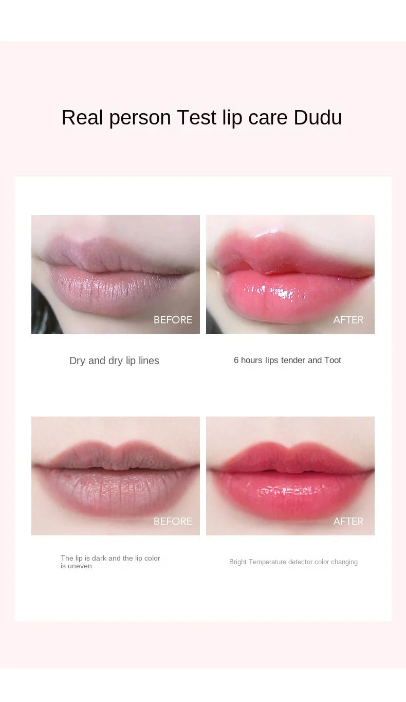 HIH Blue Rose Lipstick Temperature Color Changing Lip Moisturizing Balm Female Makeup Sexy Lip Gloss Shiny Lipstick - Seprincess