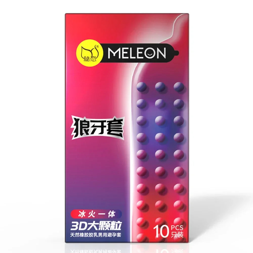 Super Dotted Spike Condoms Natural Latex Dot Penis Sleeve Condom for Men Delay Sex Contraception Intimate Adults Sex Toys 성인용품 - Seprincess