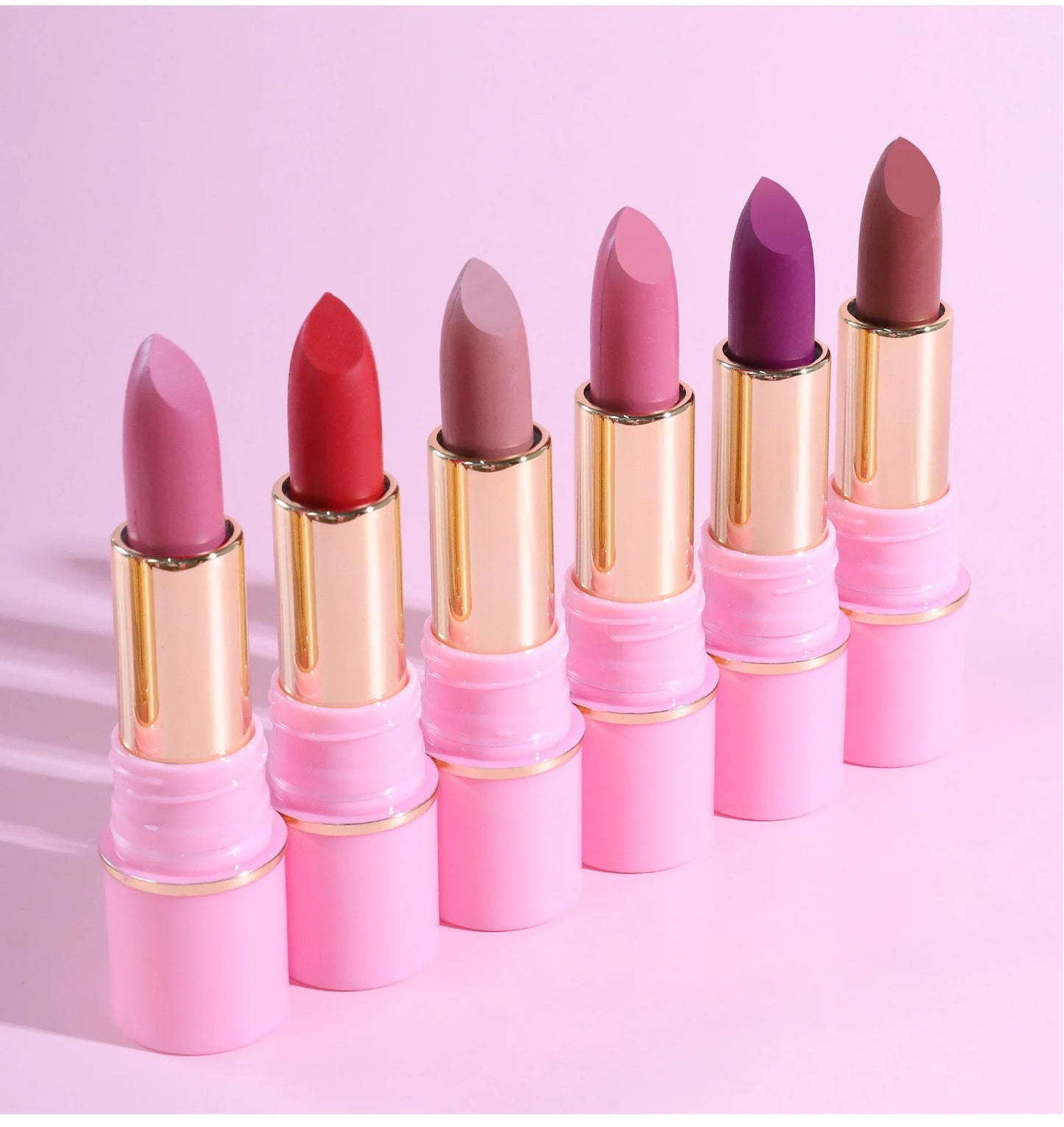 Handaiyan Matte Waterproof Velvet Pink Nude Lipstick Sexy Red Brown Pigments Long Lasting Lip Stick Makeup woman - Seprincess