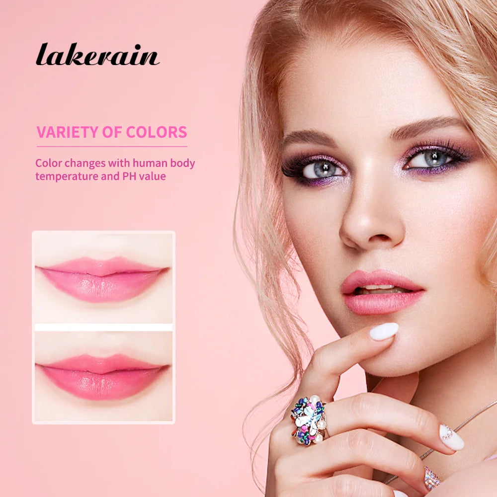 lakerain 6 Colors Magic Lipstick Temperature Color Changing Lip Stain Gloss Moisturizing And Long Lasting Waterproof Lip Balm - Seprincess