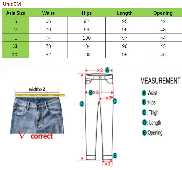 High Quality Korean Denim Jeans Women Straight Pants High Waist Thin White Pink Grey Green Trousers Ladies