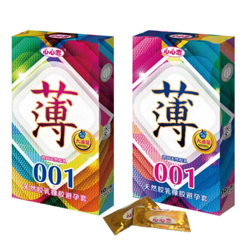 Ultrathin Condoms Big Oil Extra Lubrication Sex Toys Smooth Delay Ejaculation Contraception Sexshop Sensitive 10PCS for Male 18+ - Seprincess