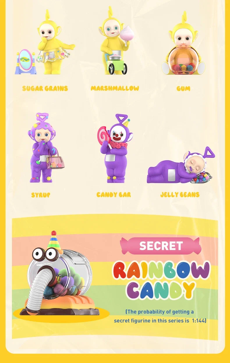 POP MART Teletubbies Fantasy Candy World Series Blind Box Toys Guess Bag Mystery Box Mistery Caixa Action Figure Surpresa Cute - Seprincess