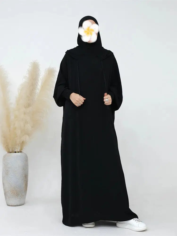 Ramadan Niqab Khimar Muslim Abaya Dubai Turkey Islam Prayer Clothes African Dresses For Women Dress Kaftan Robe Femme Musulmane - Seprincess