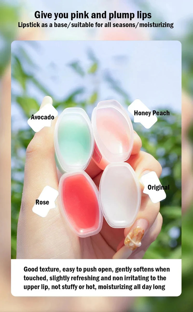 Natural Plant Lip Balm Moisturizing Lipsticks Base Cute Makeup Anti-Cracking Lip Oil Original Korean Cosmetics Skin Care New - Seprincess