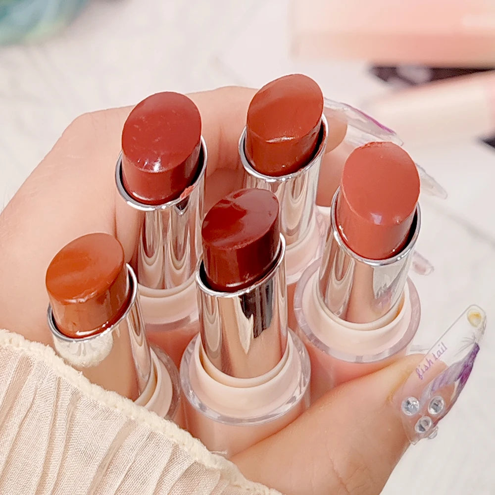 8 Colors Mirror Moisturizing Lipstick Plumping Lasting Non-stick Cup Hydrating Crystal Lip Tint Water Light Lips Makeup Cosmetic - Seprincess