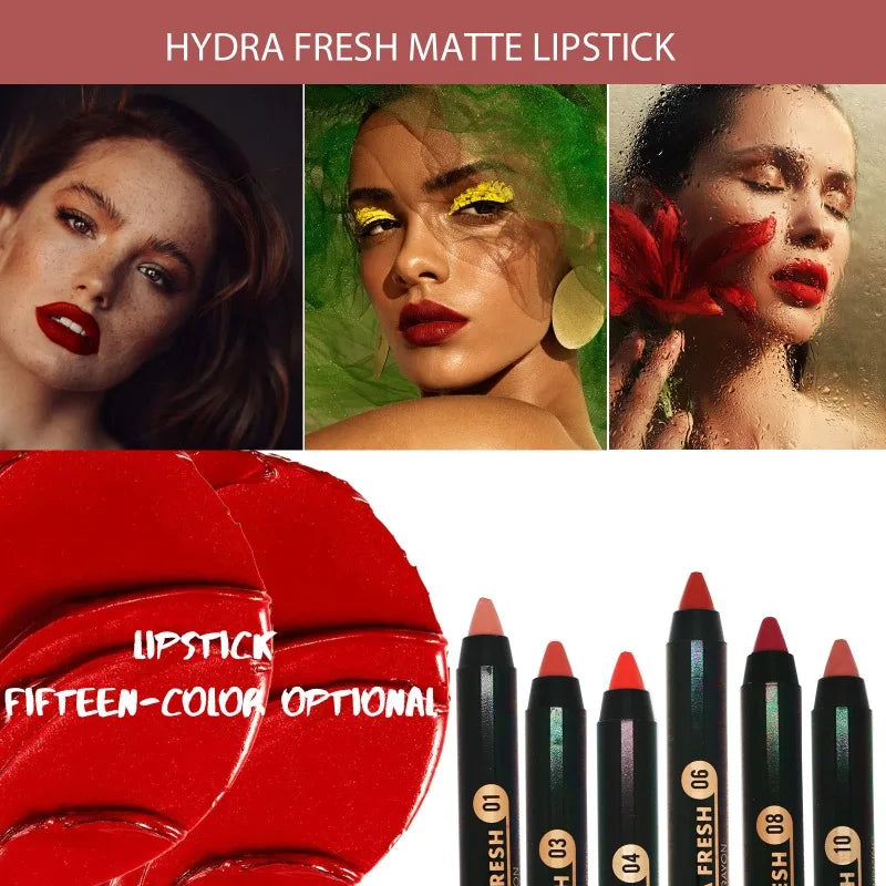 1PC Velvet Matte Lipstick Long Lasting Waterproof Sexy Lipbalm Non-Stick Lip Tint Lip Pencil Makeup Cosmetics for Women - Seprincess