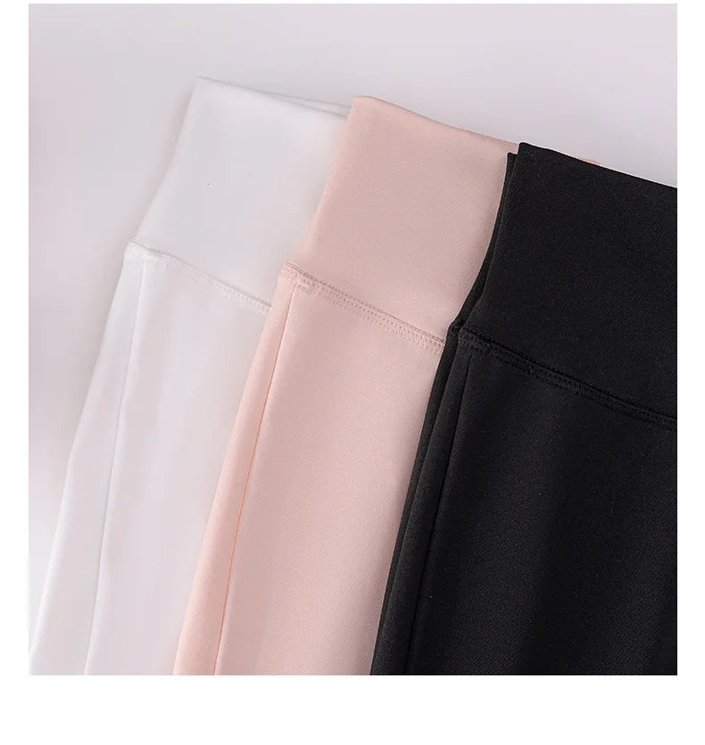 Girl Shark High Waist Slim Lift Hip Bottom Spring and Autumn Wear Flared Integrated Pants Comfortable and Breathable