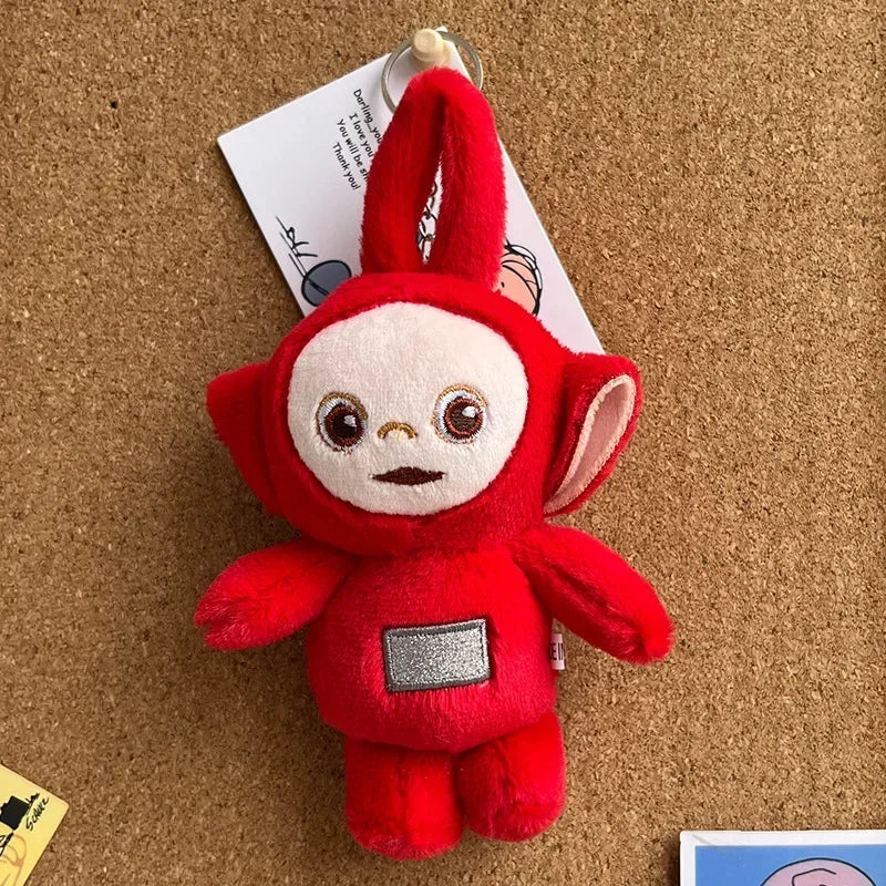 Teletubbies Cartoon Doll Plush Key Chain Toy Appease Rag Doll Catcher Cute Doll Decoration Boy Girl Children Birthday  Gift - Seprincess