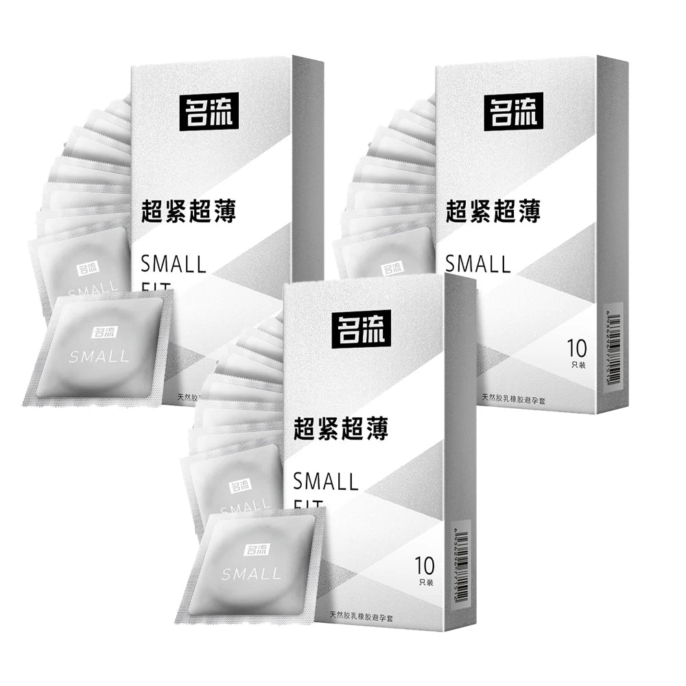 30pcs Ultra Thin Condoms for Men Anti Falling Off 45mm 49mm Small Size Penis Sleeve Slim Fit Sex Toys Condom Couples Sex Tools - Seprincess