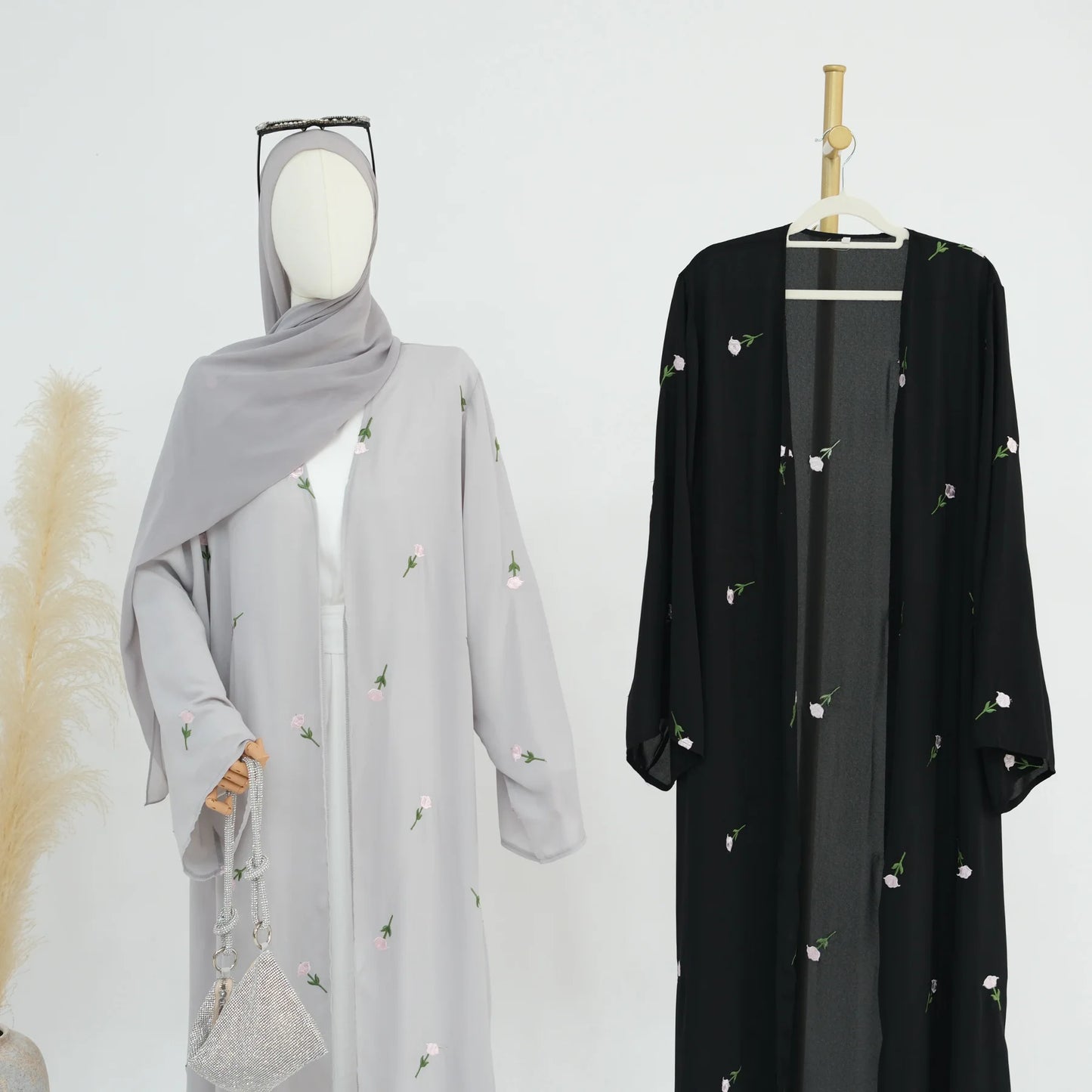 Abaya for Women Dresses Jalabiya Embroidery Ramadan Eid Muslim Morocco Dubai Abayas Party Kaftan Islam Arab Long Robe Vestidos