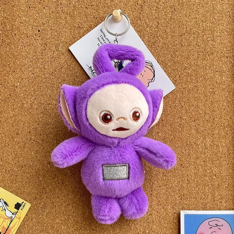 Teletubbies Cartoon Doll Plush Key Chain Toy Appease Rag Doll Catcher Cute Doll Decoration Boy Girl Children Birthday  Gift - Seprincess