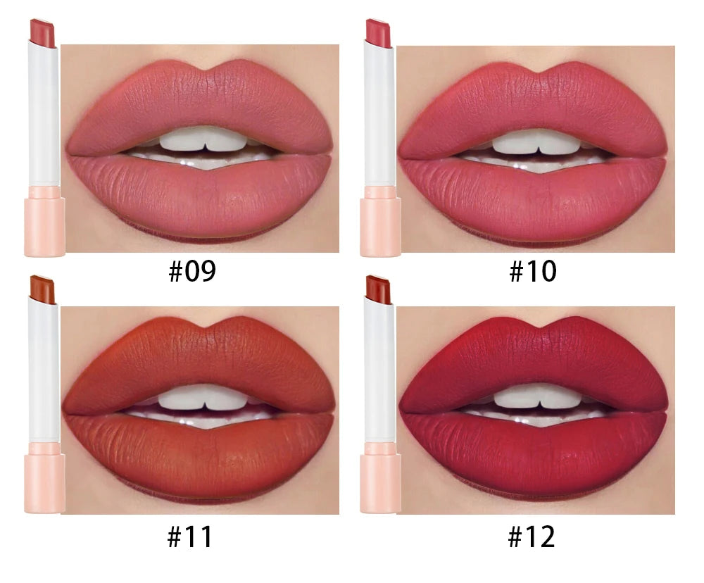 Handaiyan matte lipstick 4pcs/set velvet small cigarette lipstick set that is not easy to fade - Seprincess